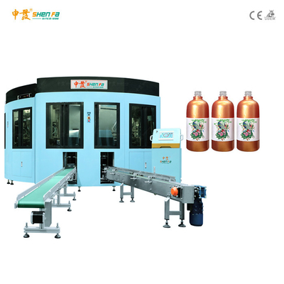 1-8 Máy in màn hình màu hoàn toàn tự động và máy dập nóng cho chai thủy tinh