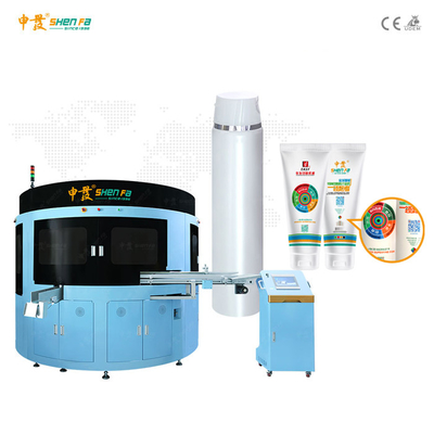 Máy dập khuôn nóng tự động Máy in màn hình Servo 1-5 màu cho ống mềm