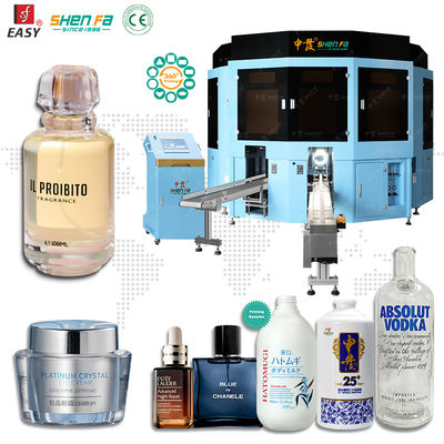 Máy in lụa servo 8 màu cho chai 30-60 chiếc/phút