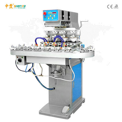 Máy in Pad bán tự động bốn màu cho chai nhỏ y tế