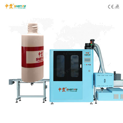Máy in màn hình tự động Servo Chai hình bầu dục