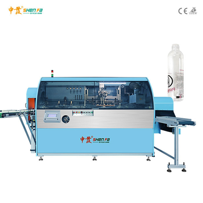 Máy in màn hình tự động 2 màu chai trong suốt