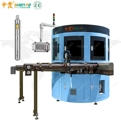 Máy in màn hình tự động servo với máy sấy UV