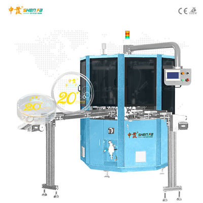 Máy in lụa tự động phẳng cho hộp đế