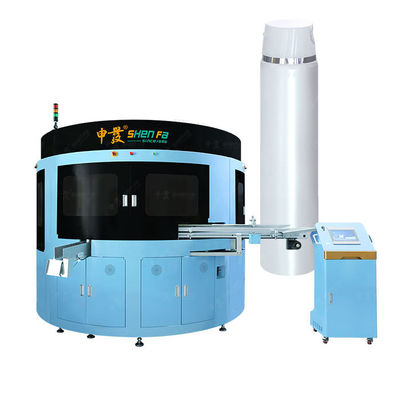 In màn hình Máy dập lá nóng 4 Màu in Varnishing trên chai kem dưỡng da mỹ phẩm